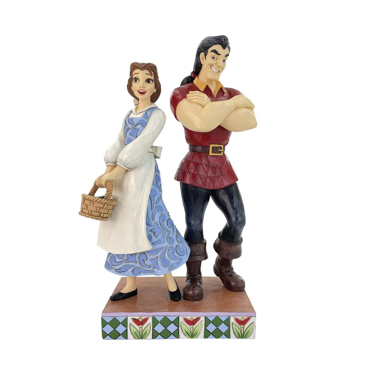 Vintage Gaston Beauty popular and The Beast Villian Figurine Porcelain Collectible 9