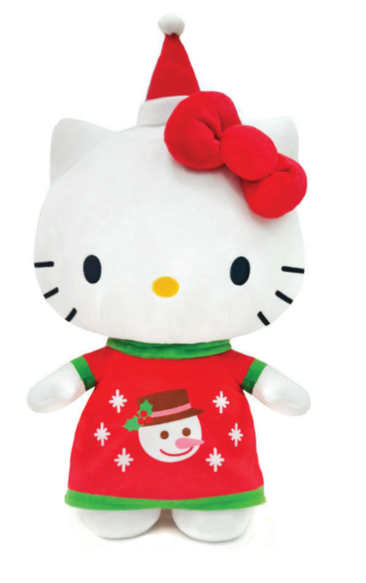 hello kitty christmas plush