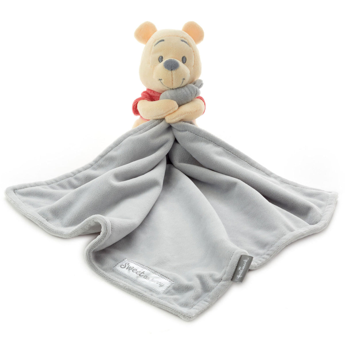 Winnie the pooh plush baby online blanket