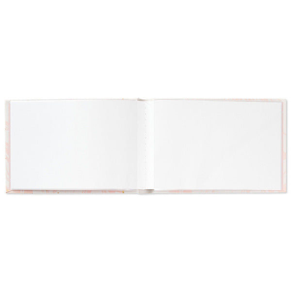 Pink and White Marble Slim Photo Album