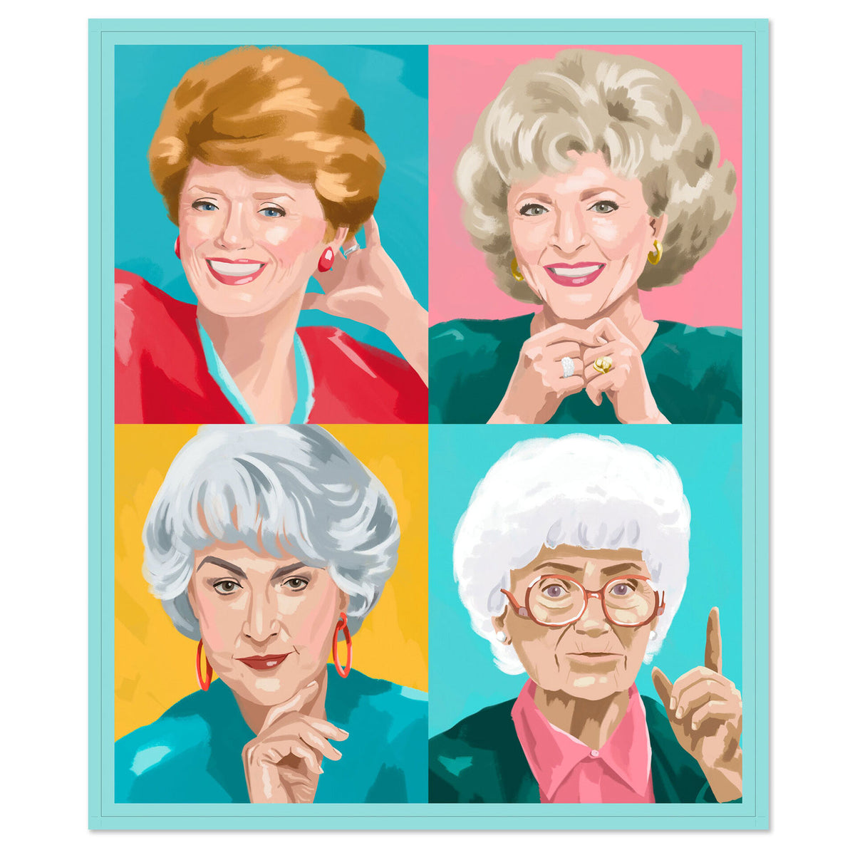 Golden girls throw online blanket