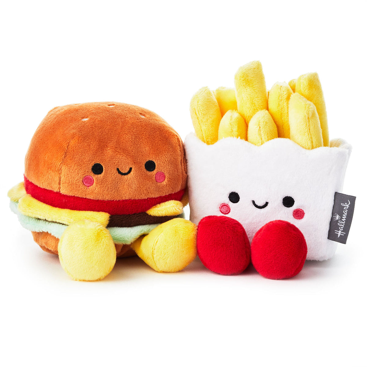 Hallmark Better Together Burger and Fries Magnetic Plush 5