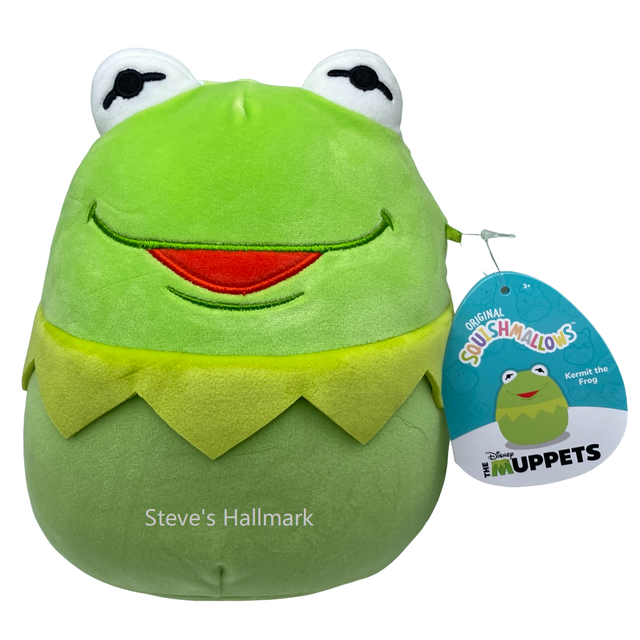 Squishmallow Muppets Kermit 8 Stuffed Plush By Kelly Toy Steves