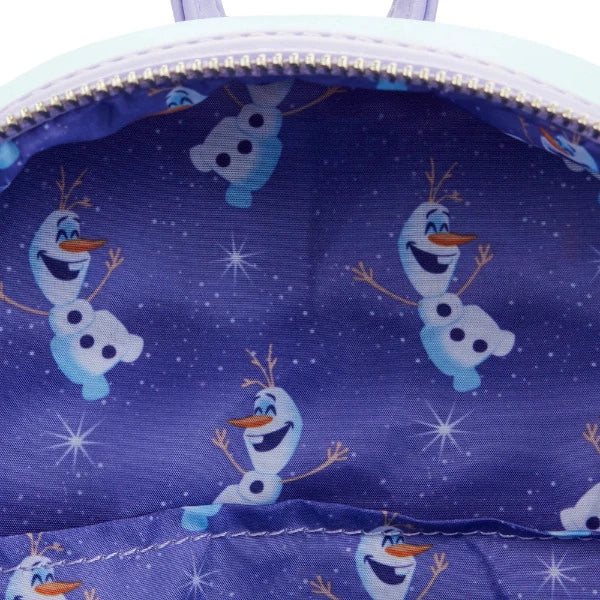 Loungefly Frozen top Queen Elsa mini backpack NWT Anna Olaf