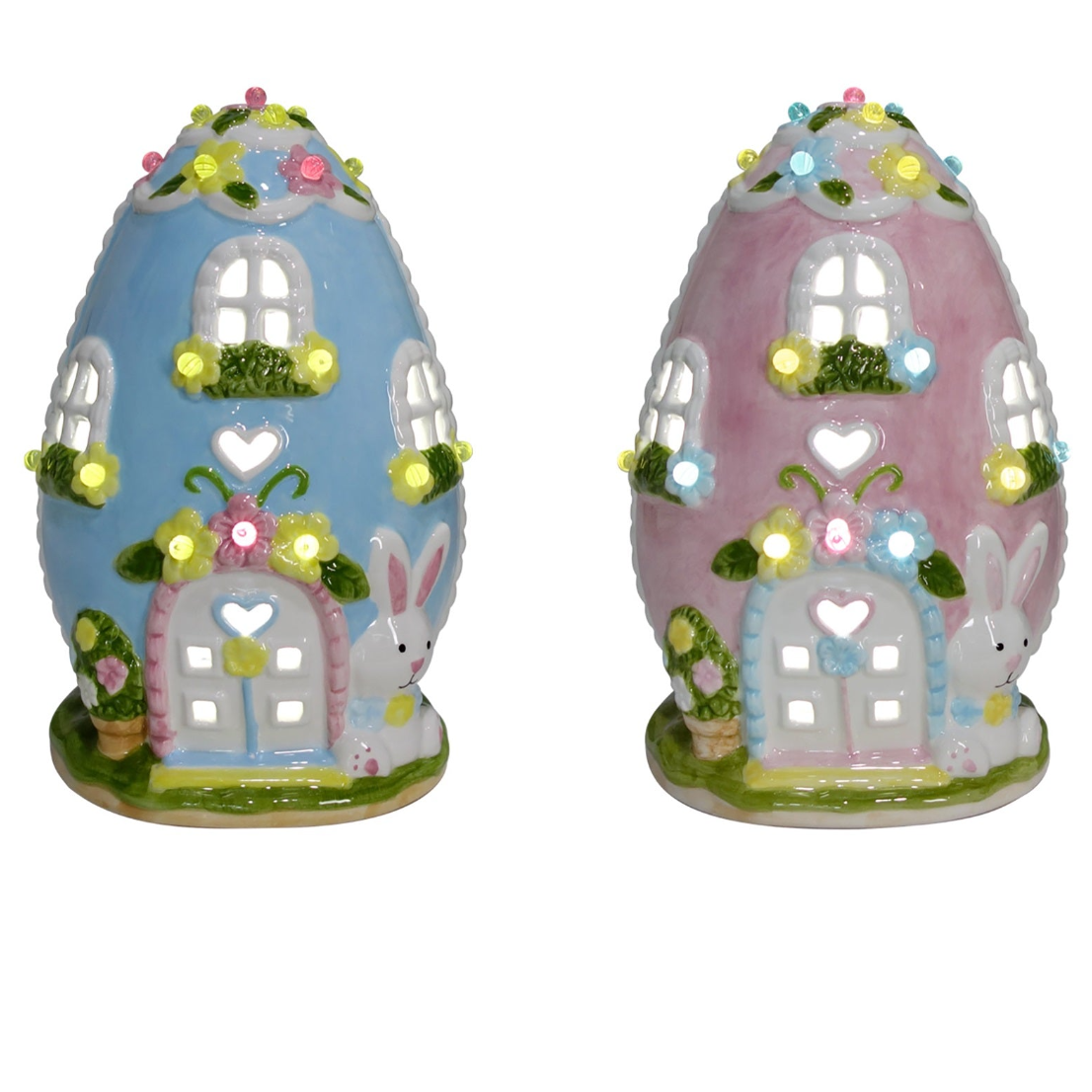 50 Easter Med Twist & 6 Butterfly Bulb w Lg Egg Top for Ceramic