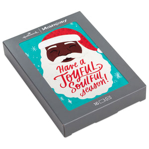 Hallmark Jolly Santa Boxed Christmas Cards, Pack of 16