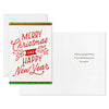 Hallmark Happy Snowman and Red Lettering Boxed Christmas Cards, Pack of 40