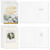 Hallmark Gold and White Winter Wishes Boxed Christmas Cards Assortment, Pack of 40