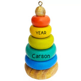 Hallmark Wooden Baby Stacker Ornament