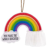 Hallmark Fabric Rainbow Christmas Ornament