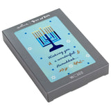 Hallmark Blue Menorah Boxed Hanukkah Cards, Pack of 16