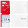 Hallmark Humorous Holiday Characters Boxed Christmas Cards Assortment, Pack of 16