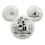 Disney Mickey Mouse Steamboat Willie Shaped Ceramic Plate