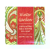 1.9 oz. Winter Garden Exfoliating Shea Butter Spa Mini Wrapped Soap