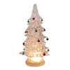 10.625" LED Glitter Tree with Jingle Bells