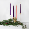 10" Advent Taper Candles