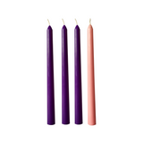 10" Advent Taper Candles