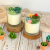 10 oz. Succulent Art Candle