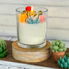 10 oz. Succulent Art Candle