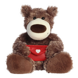 12" Brown Honey Bear with Red Envelope Gift Card Holder Stuffed Animal Plush