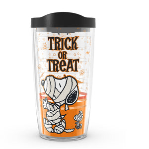 Halloween Peanuts™ Mummy Snoopy and Woodstock Trick or Treat 16 oz Tervis Tumbler with Lid