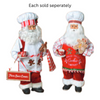 18" Chef Santa Baking Cookies Figurine