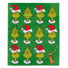 Hallmark Dr. Seuss™ Grinch Faces Fleece Blanket, 51x62