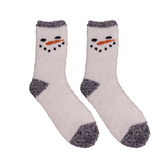 2-Pair Snowman Therapeutic Spa Socks