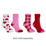 2-Pair Valentine’s Day Therapeutic Spa Socks - infused with Shea Butter & Lavender