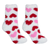 2-Pair Valentine’s Day Therapeutic Spa Socks - infused with Shea Butter & Lavender