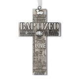 7.5" You Are a Child of God Baptized Baptism Word Cross