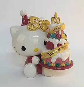 Sanrio Hello Kitty Happy 50th Anniversary Cake Figurine