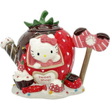 Blue Sky Clayworks Hello Kitty Sweet Strawberry Shop Teapot