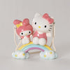 Blue Sky Clayworks Hello Kitty and My Melody on Rainbow Garden Swinger