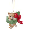 Precious Moments Hanging Out For The Holidays 2024 Dated Cat Ornament