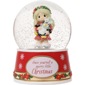 Precious Moments Have Yourself A Merry Little Christmas 2024 Dated Musical Snow Globe