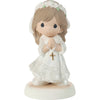 Precious Moments My First Communion Brunette Hair Girl Figurine