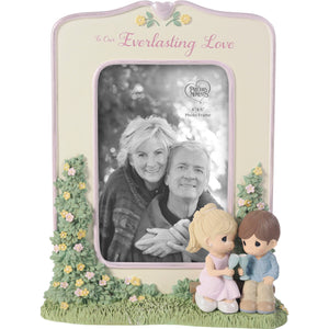 To Our Everlasting Love Toasting Couple Photo Frame