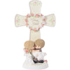 To Have and to Hold Groom Holding Bride Wedding Cross