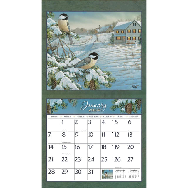 2024 Lang Wall Calendar Meadowland Steve's Hallmark