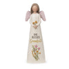 5.25" One Blessed Grandma Angel with Flowers Figurine