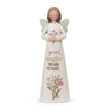 5.25" Granddaughter You Have My Heart Angel with Flowers Figurine