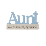 5.25" Aunt You Are Something Special Word Block Figurine