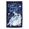 Vera Bradley Disney Cinderella Paisley Twilight Blue Plush Throw Blanket