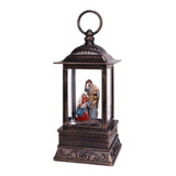 10.5" Nativity Story Glitter Lantern