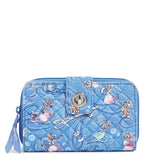 Vera Bradley Disney Cinderella Paisley Friends RFID Turnlock Wallet