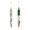 36" Glass Bottle Wind Chime