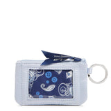 Vera Bradley Disney Cinderella Paisley On Morning Glory Zip ID Case