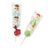 Holiday Delight Vanilla Marshmallow Lollipop Stacker Available in 2 Designs: Santa/Tree or Snowman/Snowflake