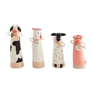 Farm Animal Stem Vases